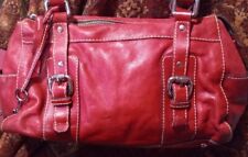 purse red leather fossil for sale  Garland