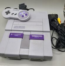 Paquete de consola Super Nintendo SNES con cables y controlador - limpiado y probado segunda mano  Embacar hacia Argentina
