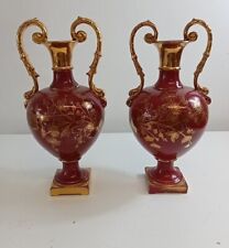 vases gold red tall for sale  ALFRETON