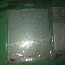 Sizzix, Darice, Cuttlebug Lot Embossing Folders for sale  Shipping to South Africa