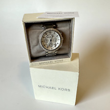 Relógio de pulso feminino Michael Kors aço inoxidável cronógrafo quartzo 251406 prata comprar usado  Enviando para Brazil
