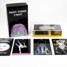 Baralho Moon Power Tarot 78 cartas tamanho origem com guia livreto borda dourada comprar usado  Enviando para Brazil