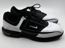 Zapatos de golf Nike Air 336050-103 para hombre talla 10,5 cuero negro blanco con bolsa segunda mano  Embacar hacia Argentina