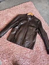 mens ben sherman leather jacket for sale  LIVINGSTON