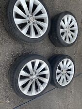 vw Scirocco  Passatt golf Alloy Wheels with tyres 18” x4 for sale  CHEADLE