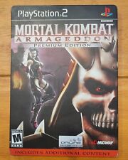 Mortal Kombat Armageddon Premium Edition PlayStation 2 PS2 Steelbook Complete for sale  Elgin