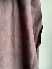 3 Metres Faux Suede Upholstery Fabric Chocolate Brown Roll End 150cm Wide F2, used for sale  Shipping to South Africa