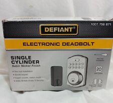 Defiant electronic deadbolt for sale  Shipping to Ireland