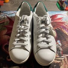 Used, Size 9 - adidas Stan Smith Crystal White Collegiate Green for sale  Shipping to South Africa