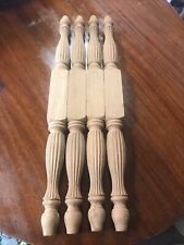 Set of 4  Wooden Table/ Bench Legs Repurpose Parts Salvage 25-1/2” L Never Used for sale  Shipping to South Africa