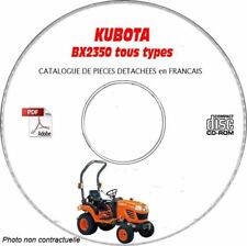 BX2350 - Catalogue Pieces CDROM KUBOTA FR Expédition - --, Support - CD-ROM - D d'occasion  France