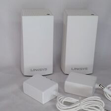 Used, 2 Linksys Velop WHW01 Mesh Wifi System Dual-Band AC1300 Great Condition for sale  Shipping to South Africa