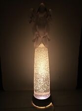Barril cracker acrílico fosco anjo água lava lâmpada luz movimento glitter 22”, usado comprar usado  Enviando para Brazil
