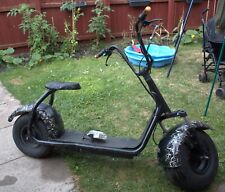 electric scooter adult 2000w harley chopper bike black fat tire citycoco style for sale  NOTTINGHAM