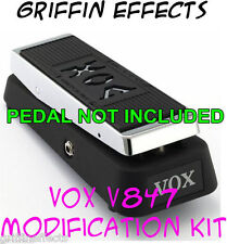 Vox V847 Wah True Bypass com kit de modificação de LED - Efeitos Griffin - Bônus! comprar usado  Enviando para Brazil
