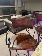 leather iron bar stools for sale  Toledo