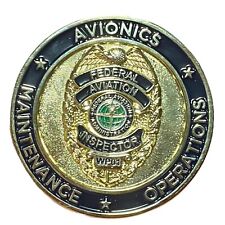 Federal Aviation Inspector Challenge Coin Token Administration Avionics WP01 for sale  Shipping to South Africa