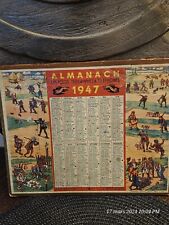 Ancien calendrier almanach d'occasion  Toulon-