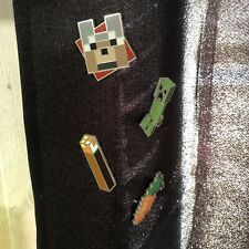 Botão de metal Minecraft pacote com 4 pinos lobo/creeper/torca/cenoura comprar usado  Enviando para Brazil