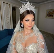 Peças de cabeça femininas Bridal Tiaras Queen Crowns comprar usado  Enviando para Brazil