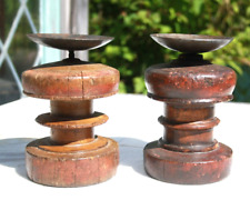 Pair rustic turned for sale  Monterey