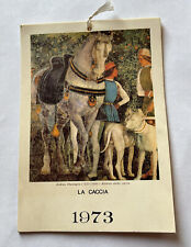 Calendario 1973 caccia usato  Asti