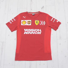 Camiseta rara Puma Ferrari F1 Team Mission Winnow vermelha tamanho M masculina corrida Scuderia, usado comprar usado  Enviando para Brazil