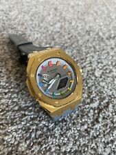 Usado, G-Shock Royal Oak Casio GA2100 Casioak mostrador arco-íris personalizado dourado comprar usado  Enviando para Brazil