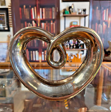 Metallic heart shaped for sale  Florence
