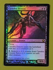 FOIL Carnifex Demon x1 Scars of Mirrodin 1x Magic the Gathering MTG, used for sale  Shipping to South Africa