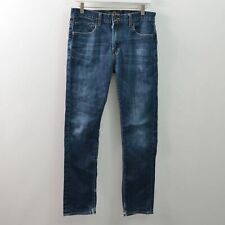Lucky Brand Masculino 32X32 Dean Slim Blue Jeans desgastado Stretch comprar usado  Enviando para Brazil