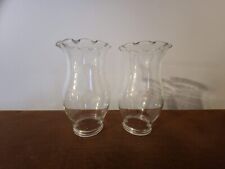 candle globes 2 pair glass for sale  West Hartford