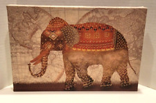 Jeweled elephant canvas for sale  Tampa