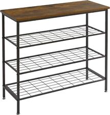Shoe Bench, 4-Tier Industrial Shoe Rack, for 9-12 Pairs of Shoes, Shoe Stand, used for sale  Shipping to South Africa