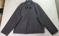 Structure Windbreaker Jacket Mens Size 2XL Black Polyester Collared Full Zipper for sale  Shipping to South Africa
