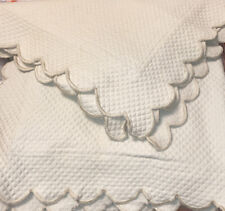 Used, Home Treasures  Continental  Diamond Euro Ivory Pillow Shams Euro for sale  Shipping to South Africa