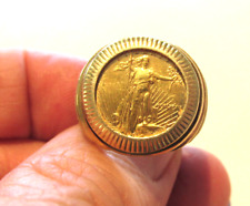 mens gold coin ring for sale  Palm Springs
