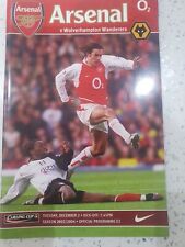 2003 arsenal wolves for sale  FLEETWOOD