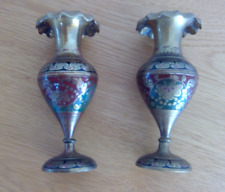 15cm brass vases for sale  SUDBURY