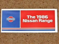 1986 nissan range for sale  Shipping to Ireland