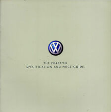 Volkswagen phaeton specificati for sale  UK