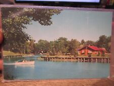 S2 Old Postcard MICHIGAN Indian River Columbus Beach Summer Vacation Cabin Boat for sale  Shipping to South Africa
