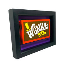 Willy Wonka Barra de Chocolate 3D Pop Arte de Pared Divertido Letreros de Cocina Caramelos Decoración Estampado segunda mano  Embacar hacia Argentina