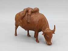 carved cow figure wooden for sale  Newton