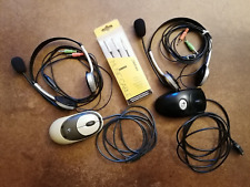5 accessori pc: 2 headset, 1 cavo audio aux 2 in 1  jack 3.5mm, 2 mouse ottici segunda mano  Embacar hacia Argentina