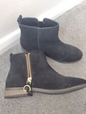 swede boots black for sale  NORWICH