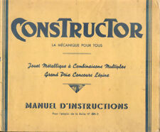 Constructor manuel instruction d'occasion  Grandvilliers