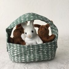 Folkmanis rabbits basket for sale  Castro Valley