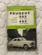 Peugeot 203 403 for sale  BEDALE