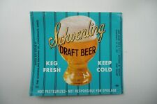 SCHOENLING BREWING CINCINATI OHIO USA DRAFT BEER BREWERY BEER BOTTLE LABEL T5 for sale  Shipping to South Africa